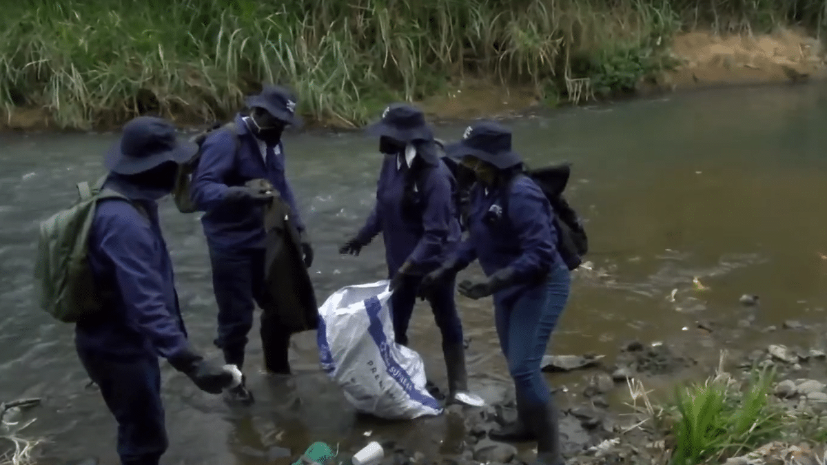 Realizan jornada de limpieza en las orillas de los ríos de Cali