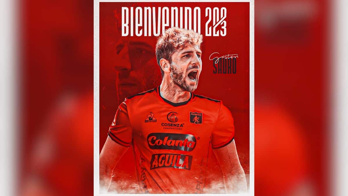 Gastón es 'escarlata': América de Cali oficializó su nuevo refuerzo previo al clásico