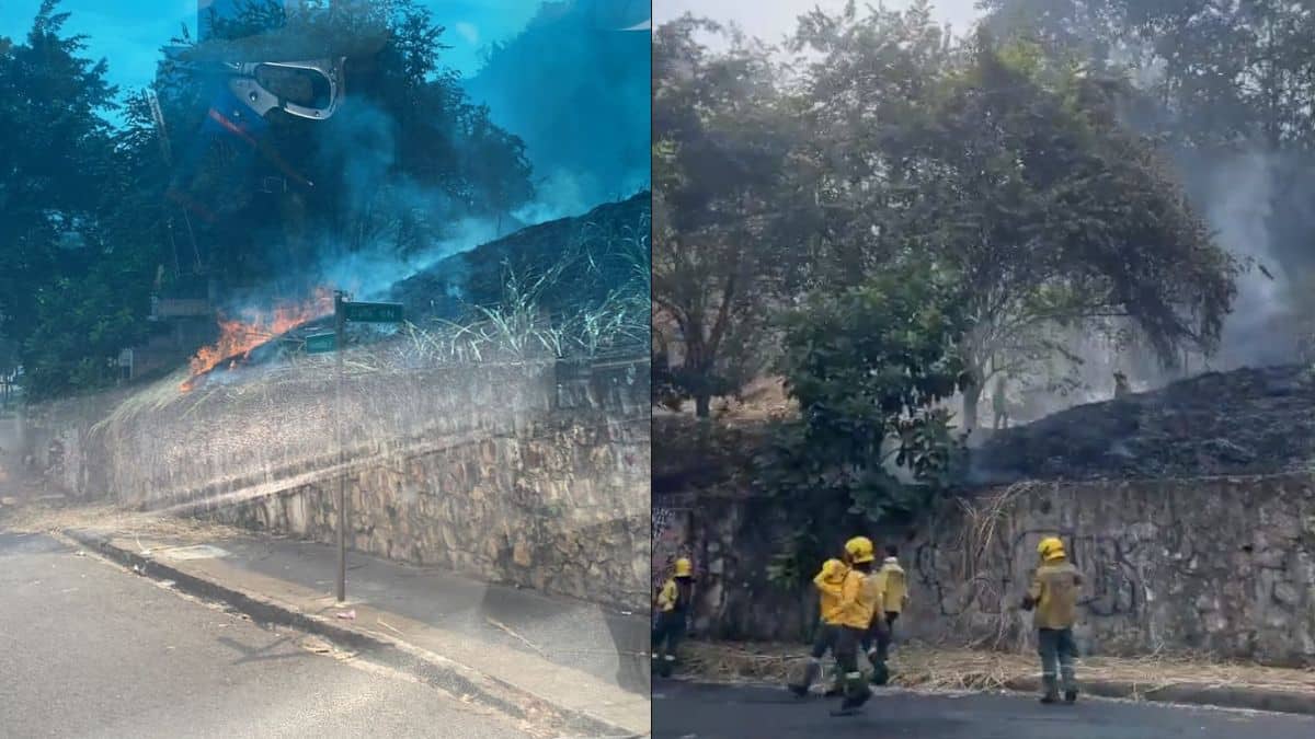 Reportan incendio forestal en Juanambú: Bomberos hacen presencia