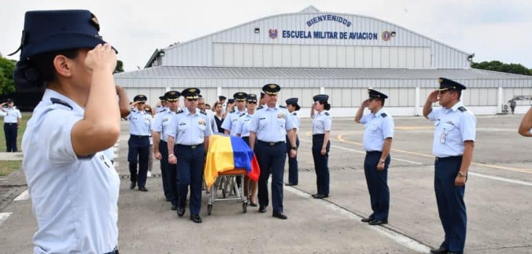 ¡Adiós, soldado del aire! Con homenaje despidieron al cadete Juan David Díaz
