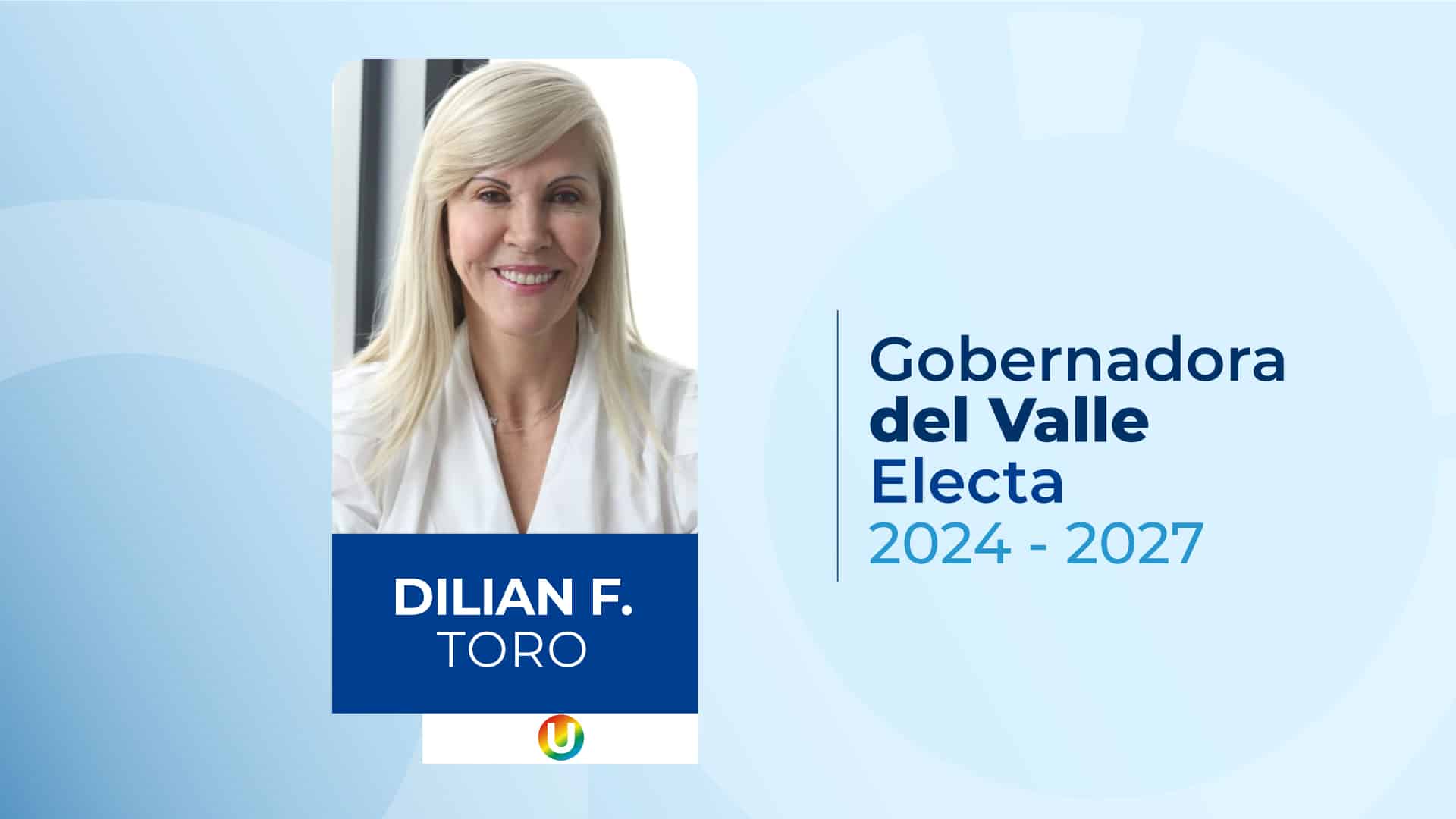 Dilian Francisca Toro es la nueva gobernadora del Valle del Cauca