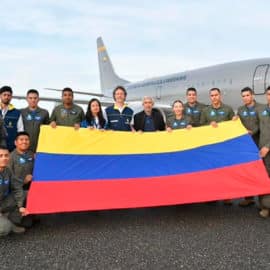 Avión de la FAC con ayuda humanitaria de Colombia para Palestina llegó a Egipto