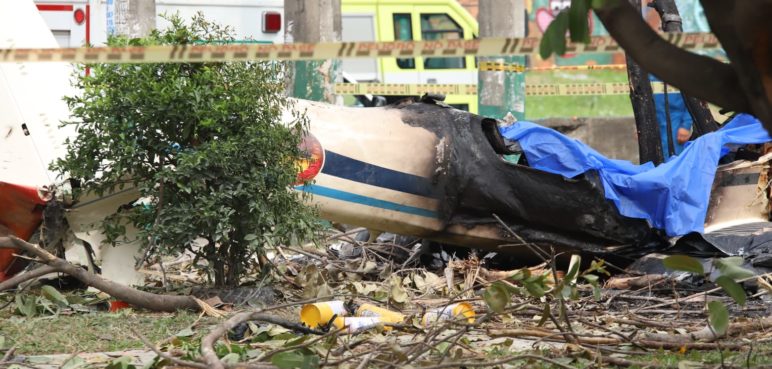 Video: conozca los detalles 'minuto a minuto' del accidente de la avioneta en Cali