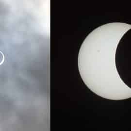Galería: Estas son las mejores imágenes que dejó el eclipse solar desde Cali
