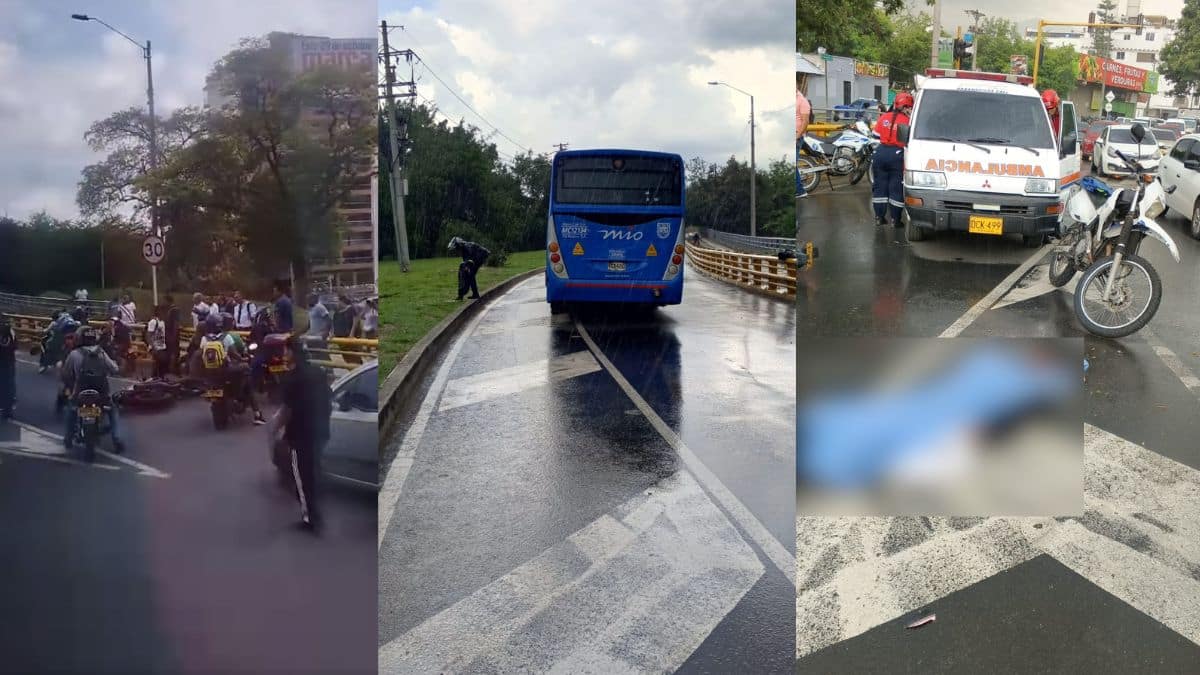 ¡Al límite de la imprudencia! Cuatro accidentes involucran buses del MÍO