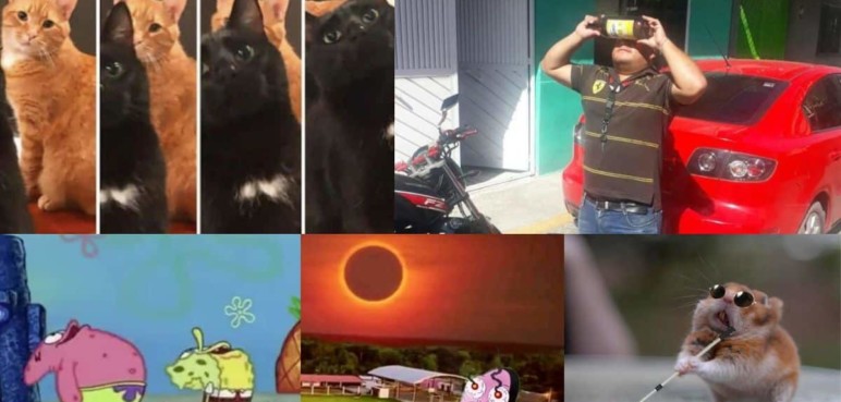 ¿La luna se está robando el 'show' del sol? Estos son los mejores memes del eclipse solar
