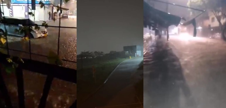 Video: Inundaciones y árboles caídos dejan fuertes lluvias en Cali