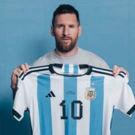 ¡¿Quién da más?! Camisetas que Messi usó en Qatar serán subastadas