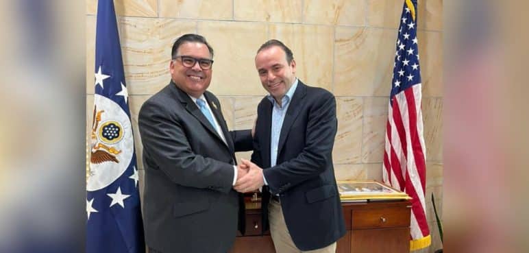 Alejandro Eder se reunió con el Embajador de Estados Unidos en Colombia