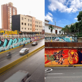 El túnel de la Avenida Colombia se llena de vida y color