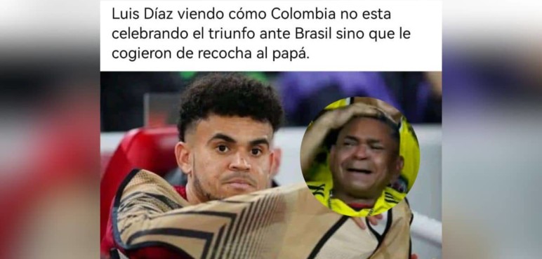 "Cuando haces gol pero recochan a tu papá": Mejores memes del papá de 'Lucho' Díaz