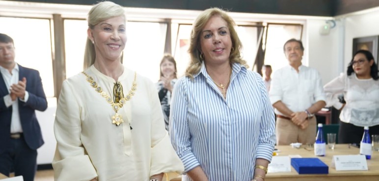 La gobernadora Clara Luz Roldán y Dilian Francisca Toro ya están en empalme