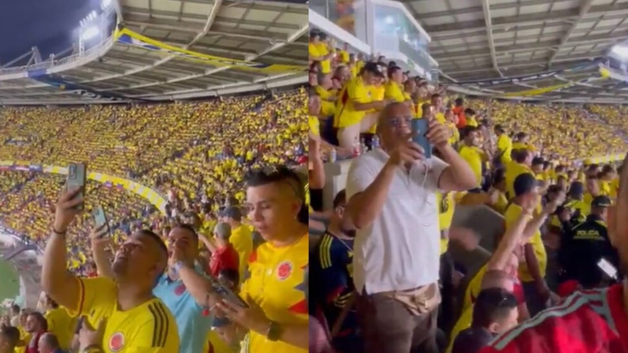 "Fuera Petro": El grito que se escuchó antes del partido de la Selección Colombia