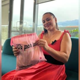 Jackeline, una emprendedora que busca ayudar a las mujeres con cáncer de mama