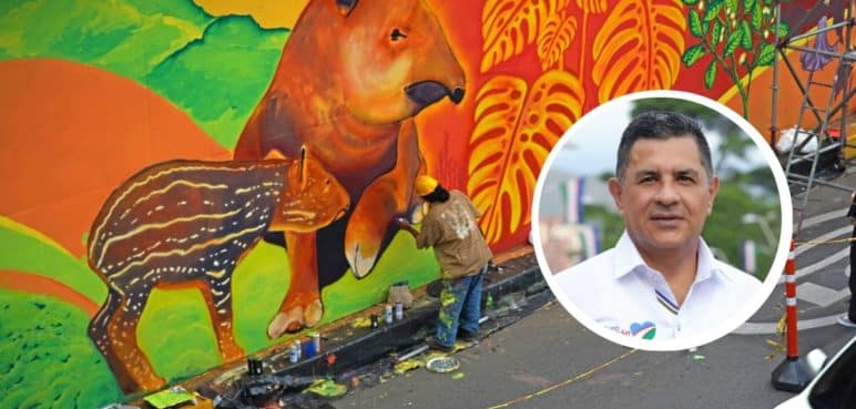 "Le dan un toque artístico a la ciudad": Ospina sobre polémicos murales