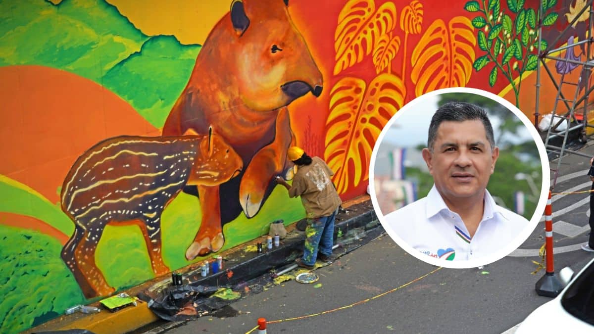 "Le dan un toque artístico a la ciudad": Ospina sobre polémicos murales