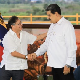 Petro visita a Maduro para hablar de migración y riesgos de la sequía