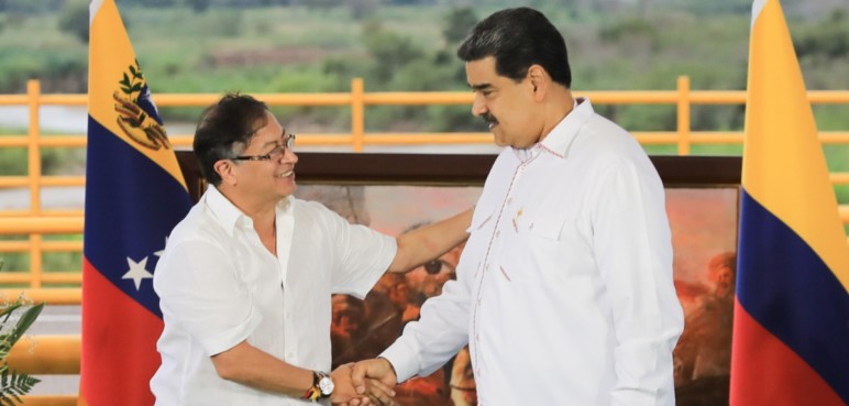 Petro visita a Maduro para hablar de migración y riesgos de la sequía