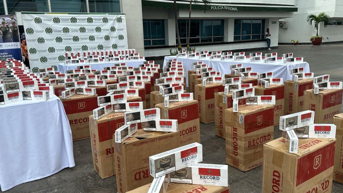 Récord de incautación: Encuentran 65.000 cajetillas de cigarrillos de contrabando