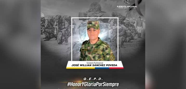 Soldado del Ejército fue asesinado en zona rural de Santander de Quilichao, Cauca
