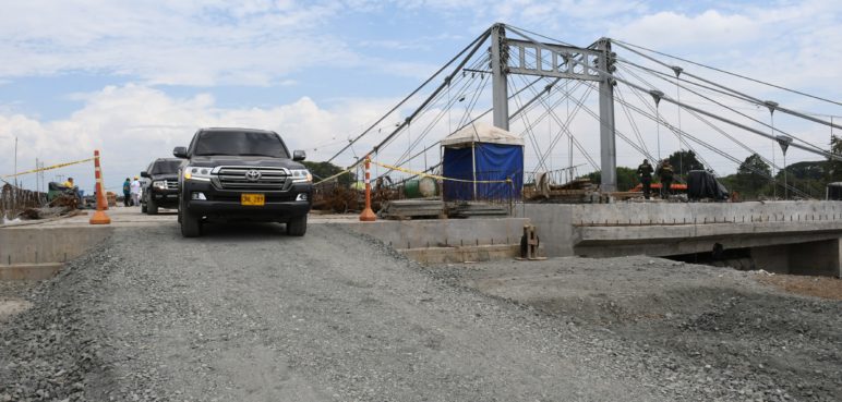 Unen el nuevo puente de Juanchito, aunque no será entregado