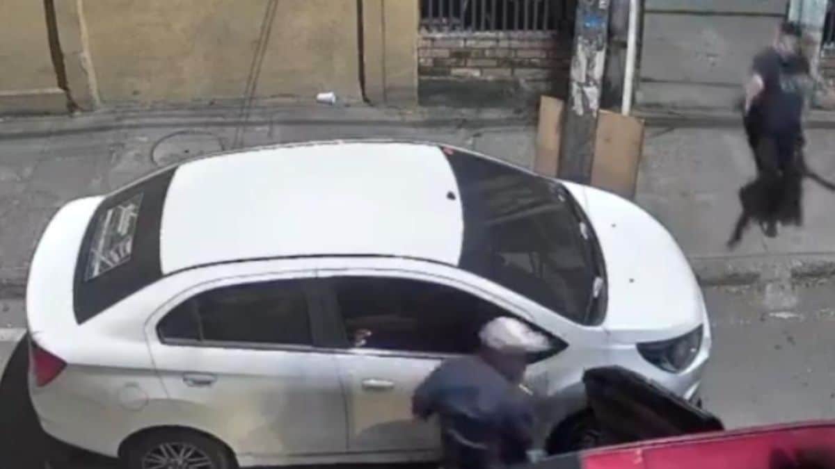 Video: Ladrón intentó robar un espejo y dueño del carro le disparó
