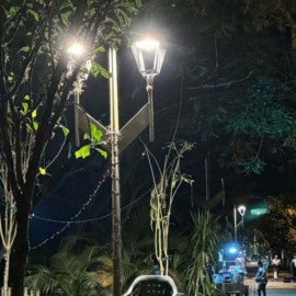 ¿Qué está pasando? Denuncian robo de luminarias en el parque de El Ingenio