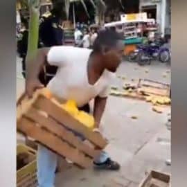 "Estoy trabajando, no robando": Vendedor ambulante tras operativo de la Policía