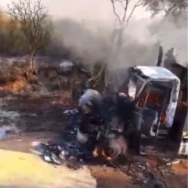 Video: Dos camiones fueron incendiados en zona rural de Dagua, Valle