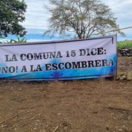 "No queremos esa escombrera en nuestra Comuna 15": Habitantes del sector