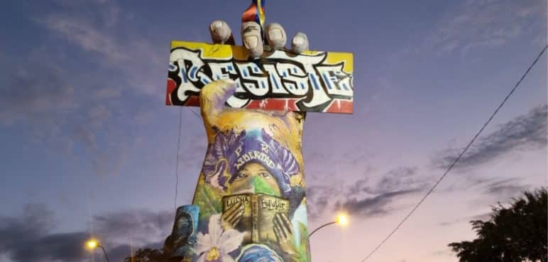 Continúa la polémica: Sectores opinan sobre el 'monumento a la resistencia' en Cali
