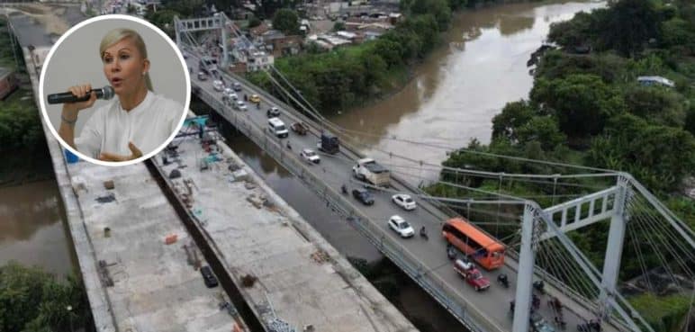 "No voy a decir cuándo lo voy a terminar" Gobernadora sobre puente de Juanchito
