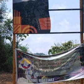 Miembros del Ejército desmontaron pancartas alusivas a disidencias en Jamundí