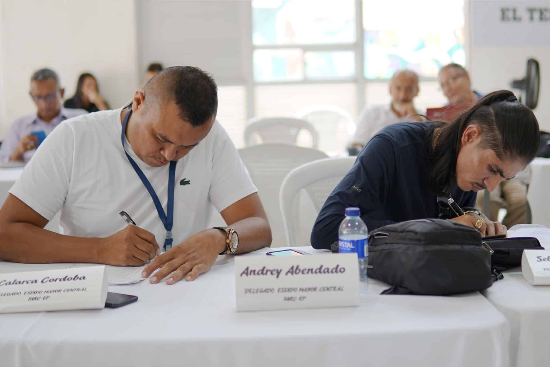 Gobierno y disidencias llegaron a acuerdos para la "transformación del territorio"