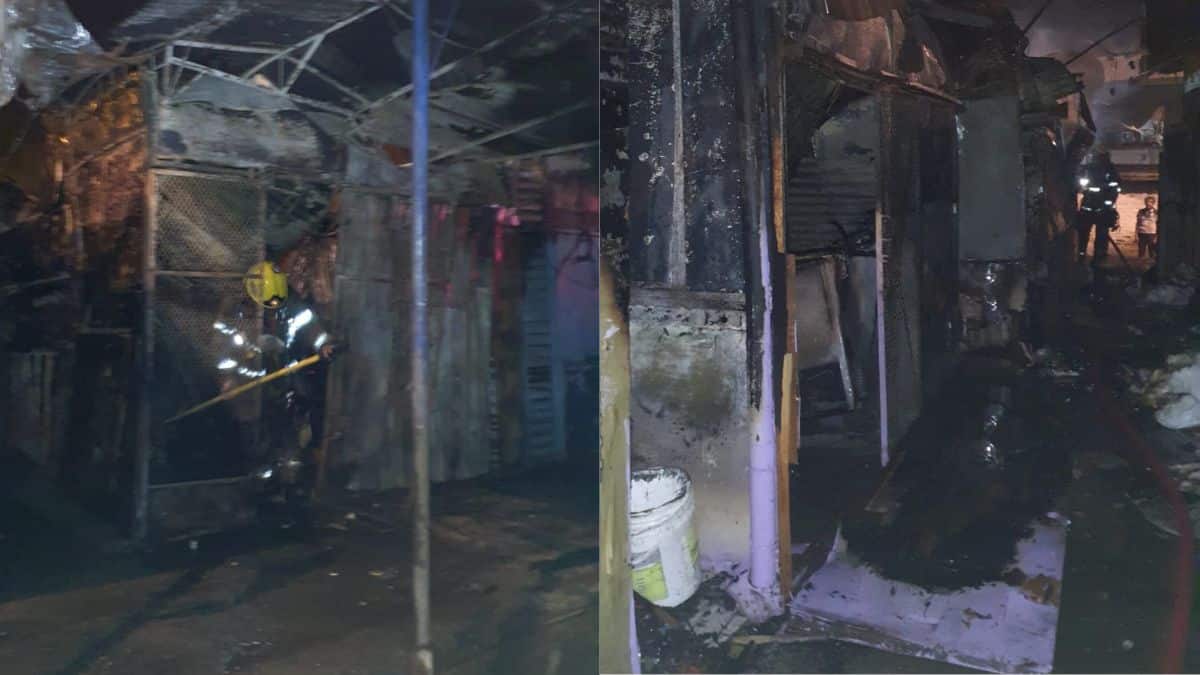 Incendio en la galería de Santa Elena dejó nueve locales afectados