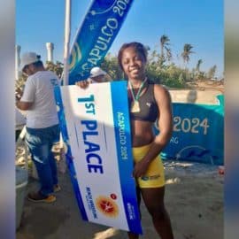 Luchando en la arena por el oro: Tatiana Rentería campeona en México