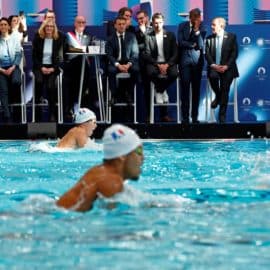 Juegos Olímpicos de París 2024: Emmanuel Macron inaugura centro acuático