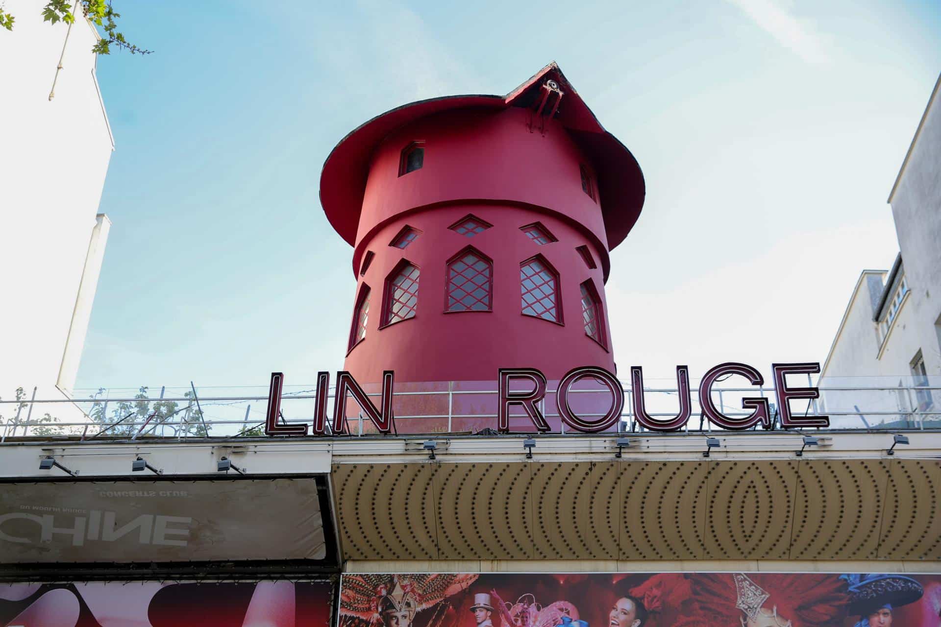 Tras 135 años de historia, el Moulin Rouge amanece sin aspas ¿qué sucedió?