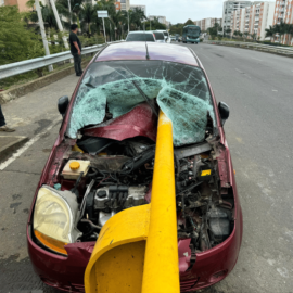 Fuerte accidente en puente de Bochalema: 90 Minutos conoció estado de la victima