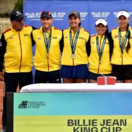 Colombia ante Francia en los Play Offs de la Billie Jean King Cup