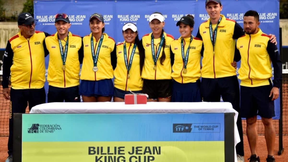 Colombia ante Francia en los Play Offs de la Billie Jean King Cup