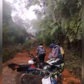 Lluvias causaron derrumbe en la vereda El Faro, zona rural de Cali