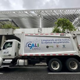 Llegan a Cali 15 nuevos camiones para el servicio de recolección de basuras