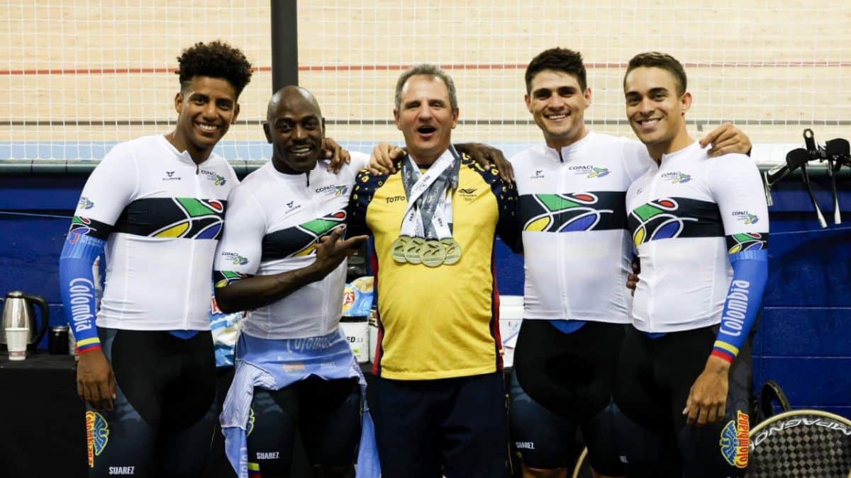 ¡Oro para Colombia! Selección Nacional logró hazaña en el Panamericano de Pista