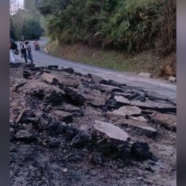 Se registró una explosión sobre la vía Panamericana entre Popayán y Cali