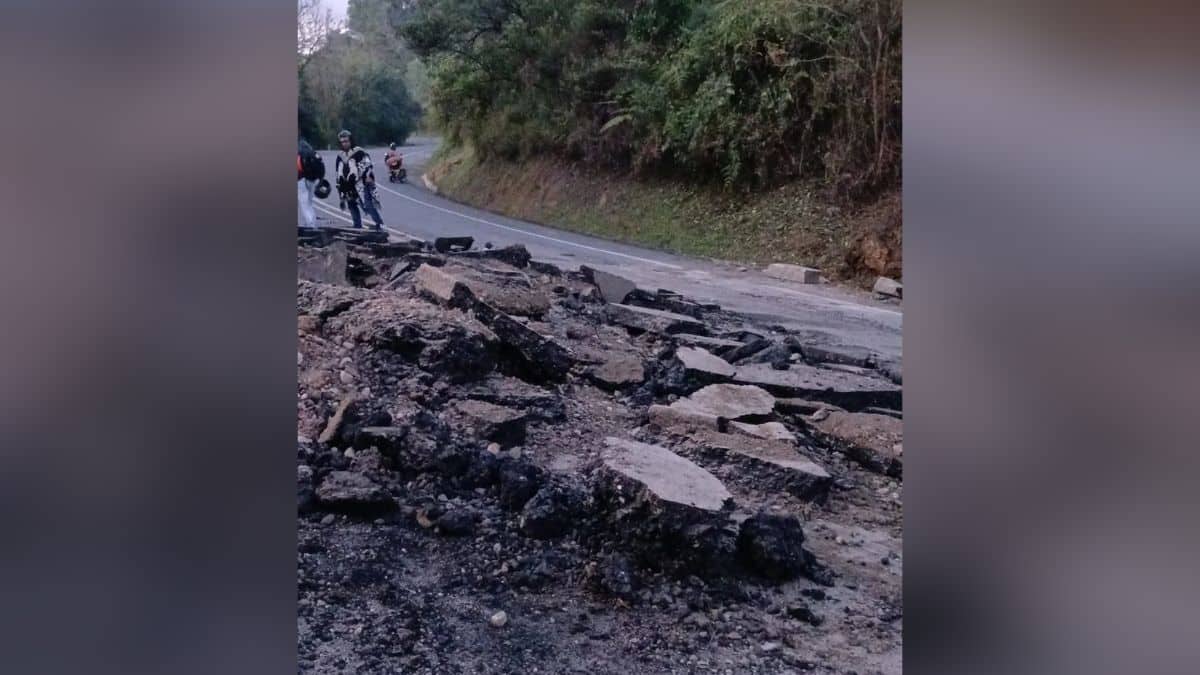 Se registró una explosión sobre la vía Panamericana entre Popayán y Cali