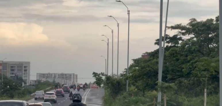 Puente de Bochalema: Instalan iluminarias en la zona tras varios accidentes