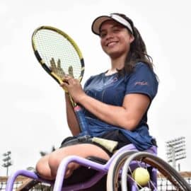 ¡Smash! Zuleiny Rodríguez disputará un nuevo mundial de tenis en silla de ruedas