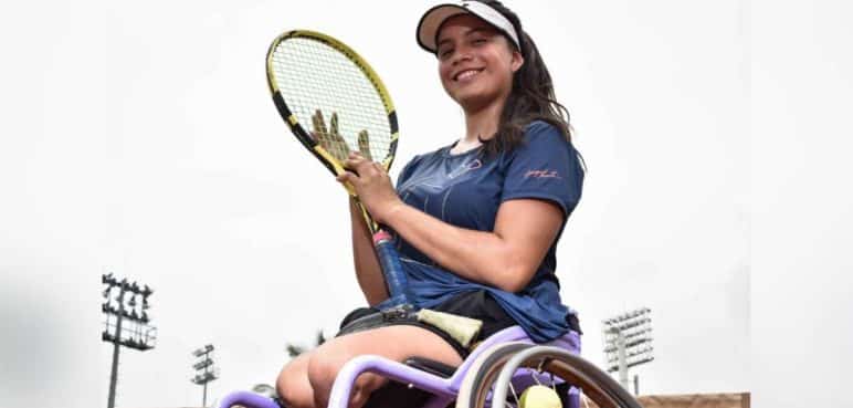 ¡Smash! Zuleiny Rodríguez disputará un nuevo mundial de tenis en silla de ruedas