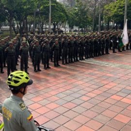 Llegan 287 nuevos auxiliares de policía para reforzar la seguridad de Cali